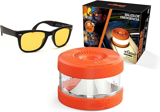 FASE - Baliza v16 Homologada DGT: ¡Te localiza al instante!