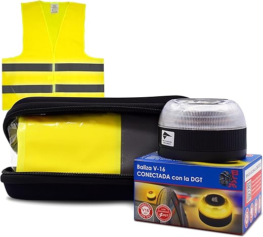 Kit Baliza V16 Geolocalizable: mi salvavidas homologado en carretera